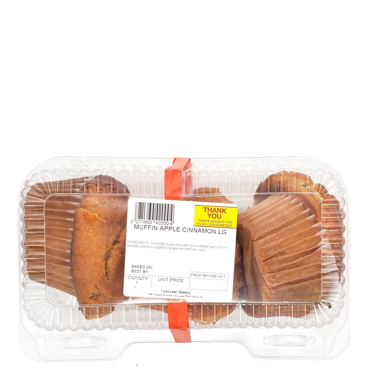 MUFFINS APPLE CINNAMON LG 3ct