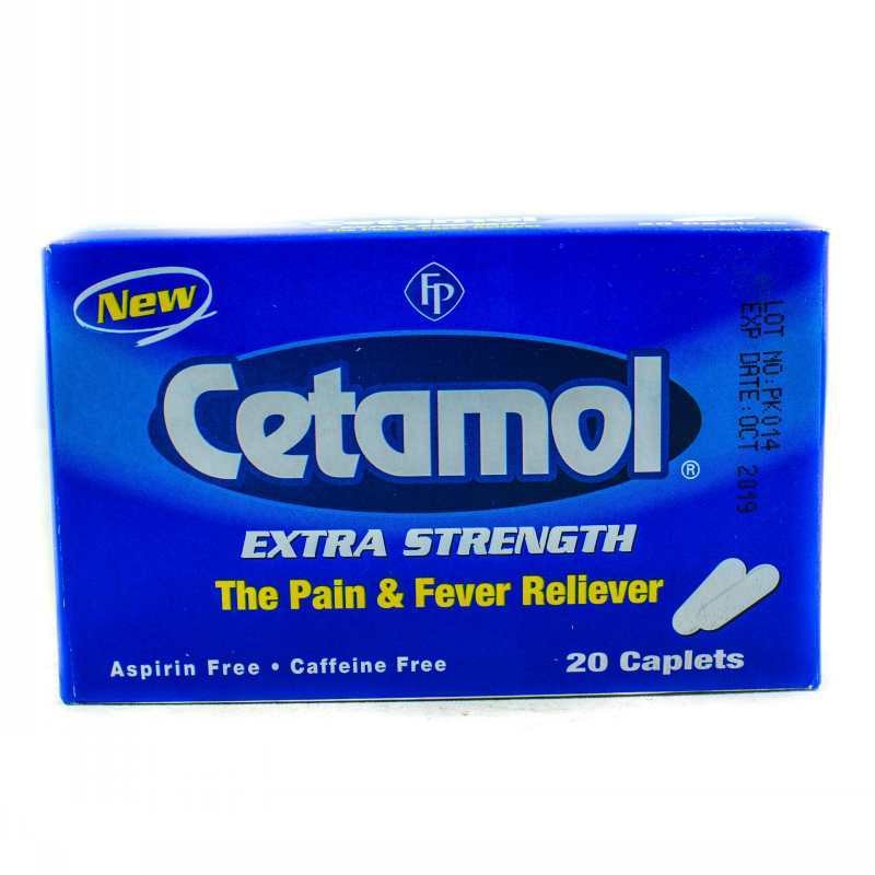 CETAMOL EXTRA STRENGTH 20’S