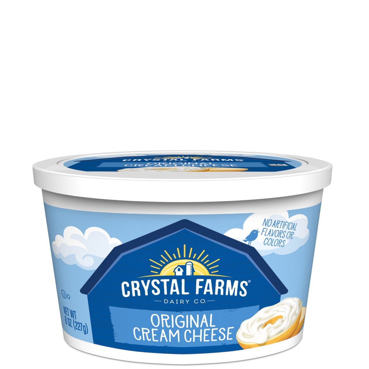 CRYSTAL FARMS CREAM CHEESE 8oz