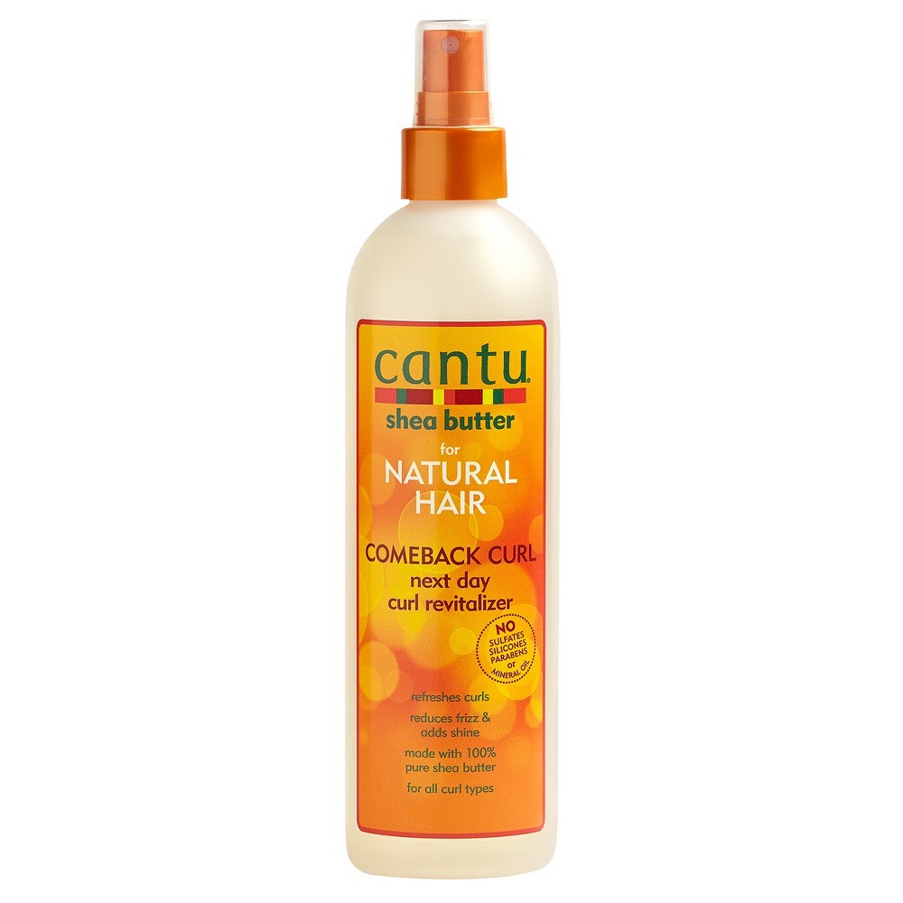 Cantu Shea Butter For Natural Hair, Comeback Curl Next Day Curl Revitalizer, 12 Oz    Cantu Shea Butter For Natural Hair, Comeback Curl Next Day Curl Revitalizer, 12 Oz