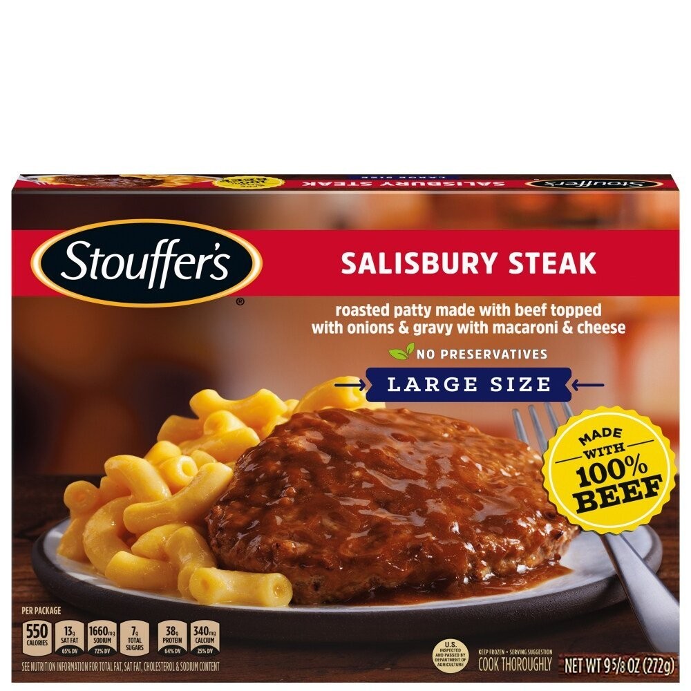 STOUFFERS SALISBURY STEAK 9.625oz