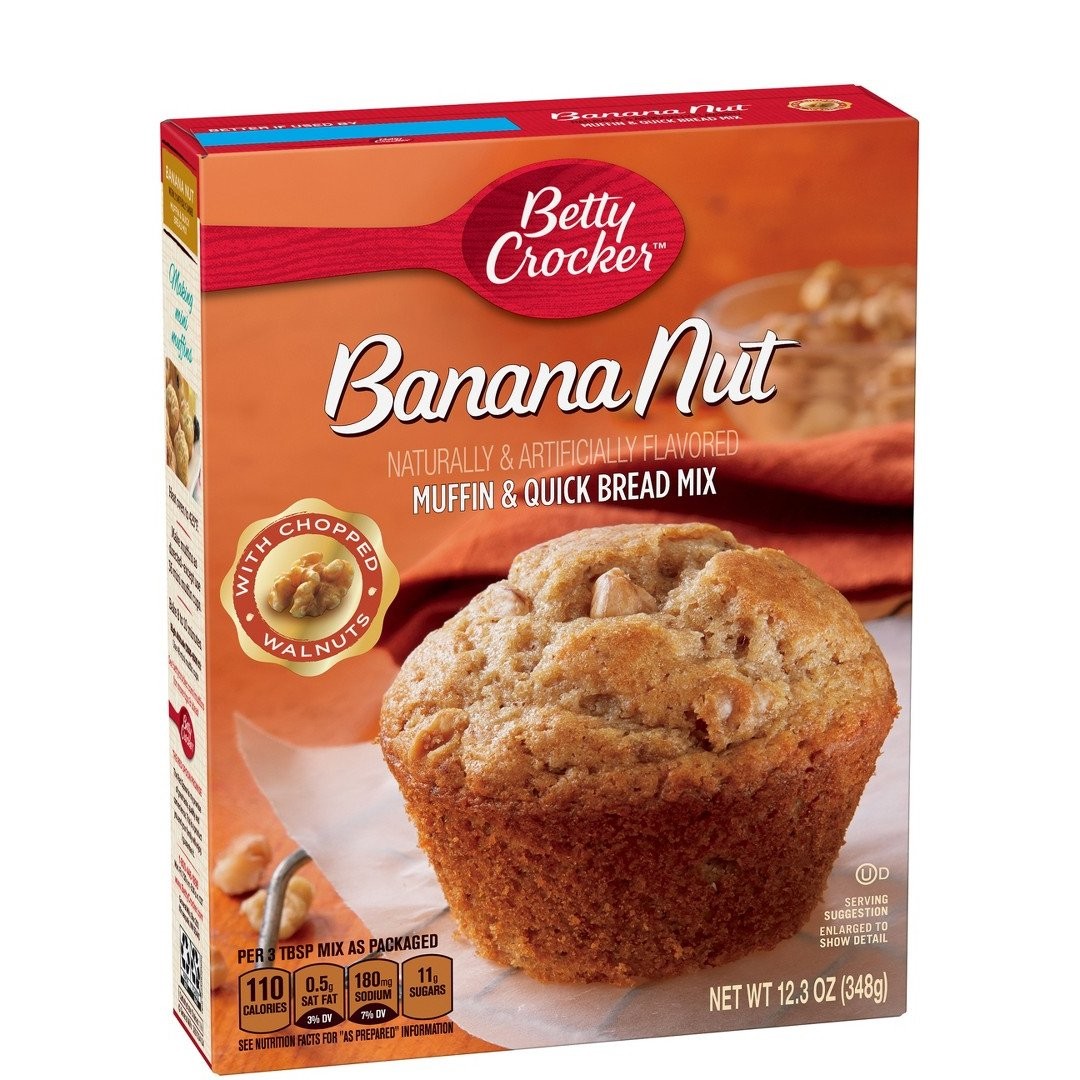 BETTY CRKR MUFFIN BANANA NUT 348g