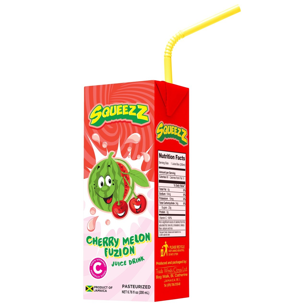 SQUEEZZ CHERRY MELON FUZION 200ml