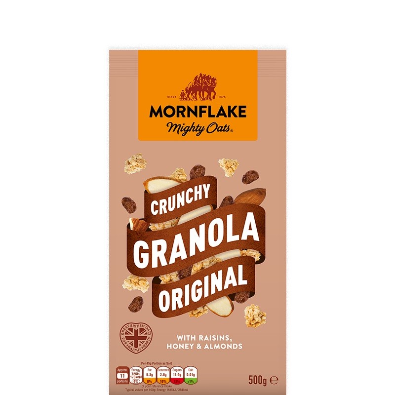 MORNFLAKE CRUNCHY RAISIN HONEY ALM 500g