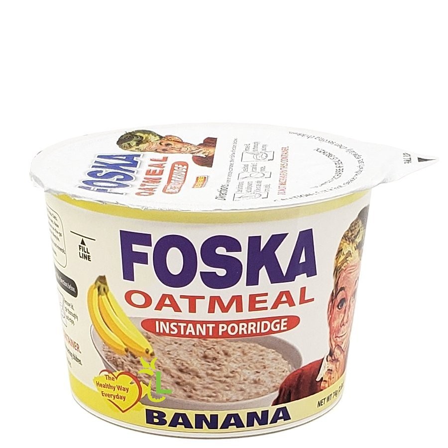FOSKA OATMEAL INST PORRIDGE BANANA 74g