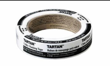 1 in. x 60 yd.Tartan Masking Tape #5142-24