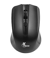 Xtech - Mouse - 2.4 GHz, Wireless All black 1600 dpi XTM-310BK