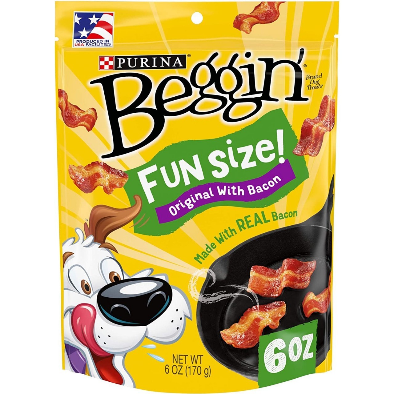 PURINA BEGGIN BACON FUN SIZE 6oz