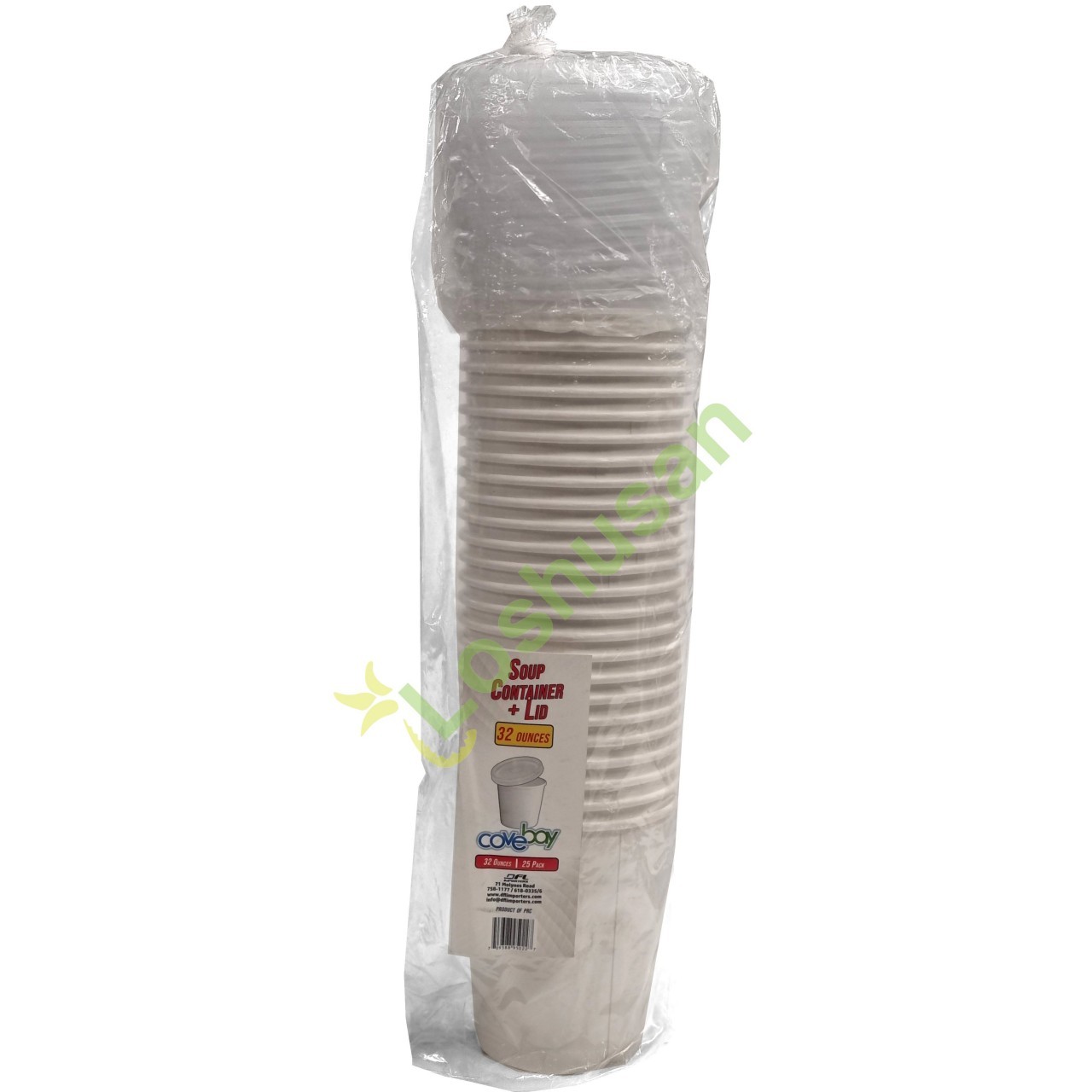 COVE BAY SOUP CONTAINER & LID 25x32oz