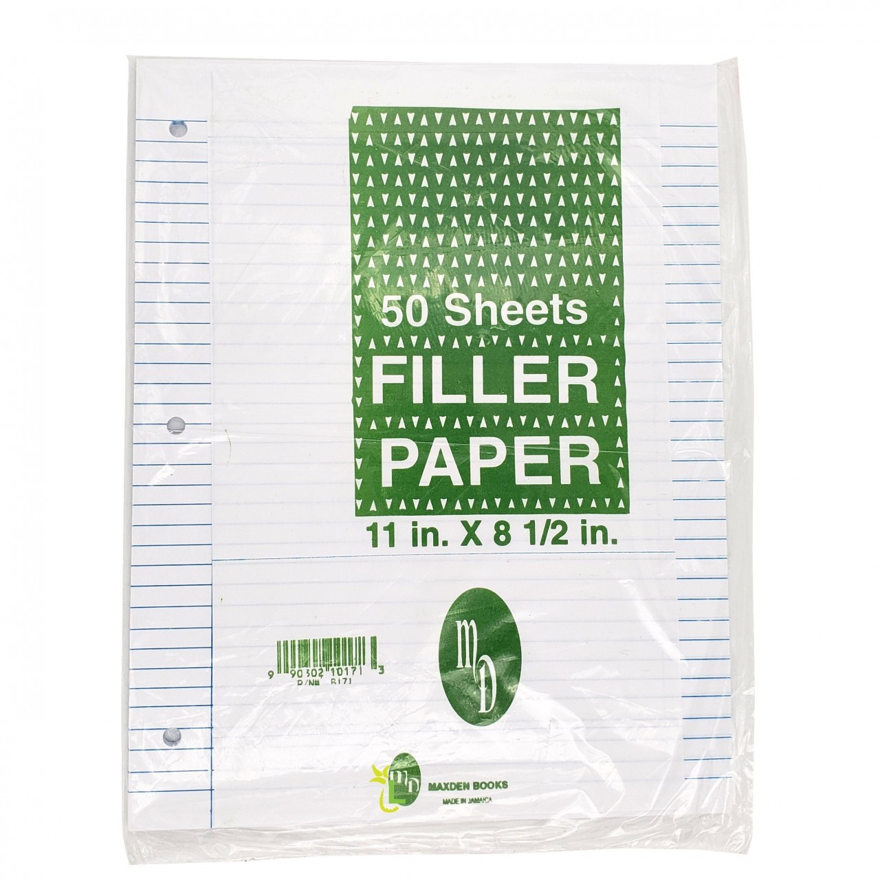 MAXDEN FILLER PAPER 50s