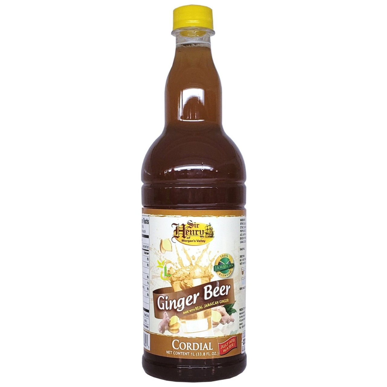 SIR HENRY CORDIAL GINGER BEER 1L