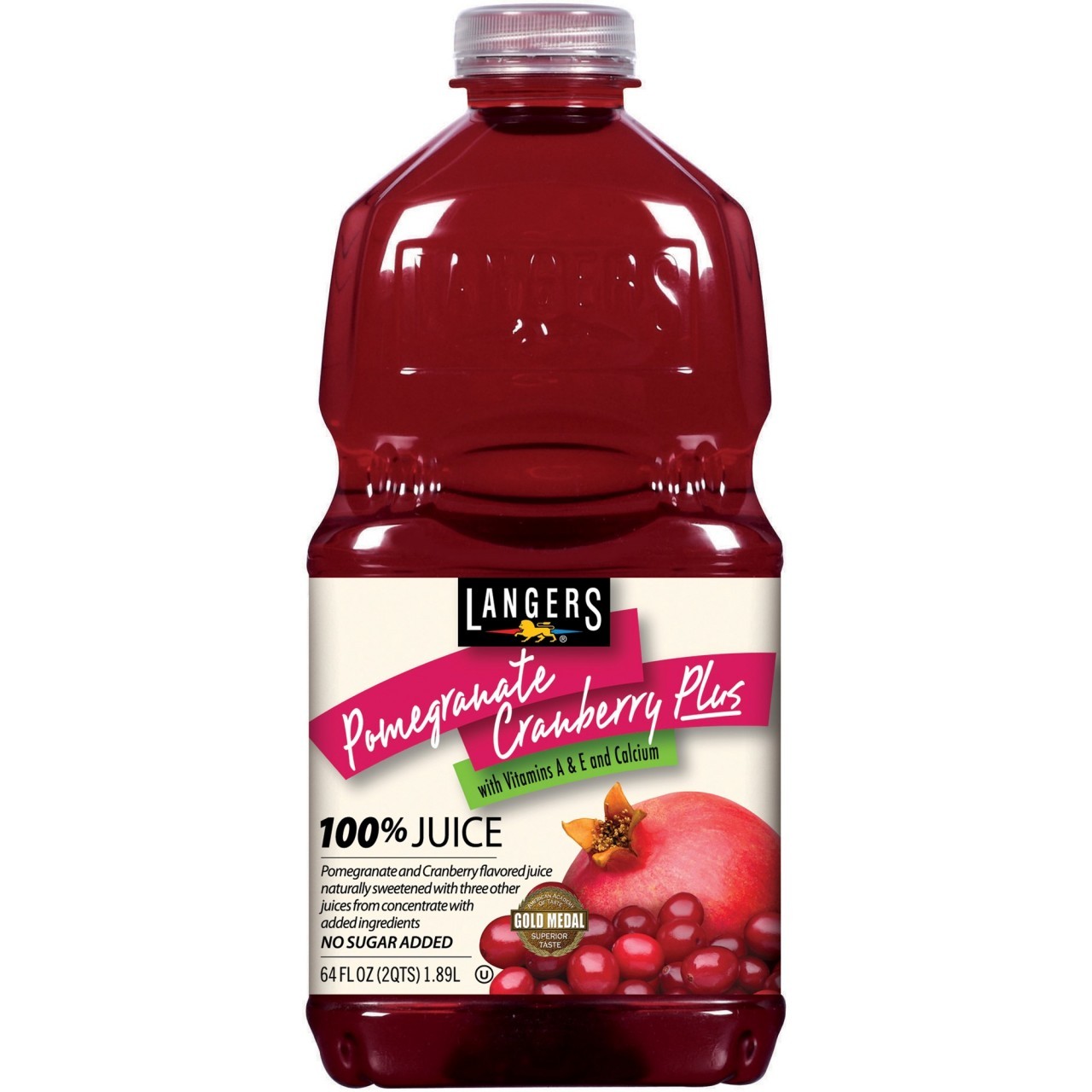 LANGERS POMEGRANATE CRAN 100% 64oz