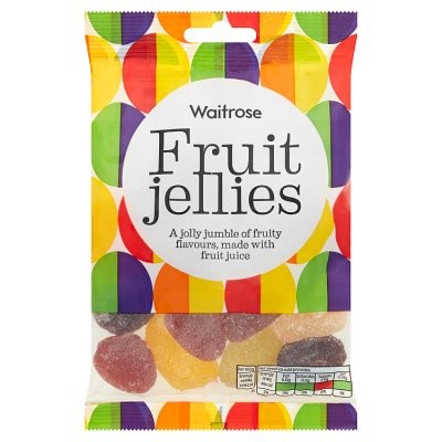 WAITROSE FRUIT JELLIES 225g
