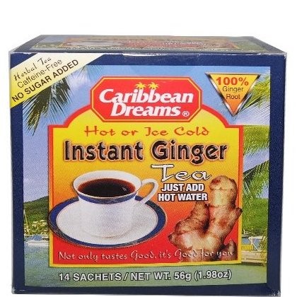 CARIB DREAMS TEA GINGER NO SUGAR 14s