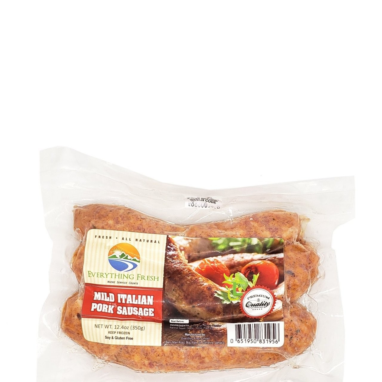 EVERYTHING FRESH SAUSAGE ITALN PORK 350g
