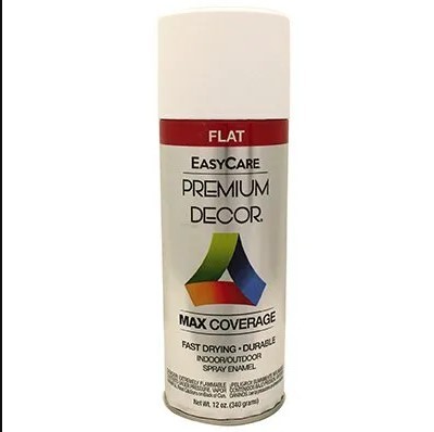12oz. Flat White Premium Decor Spray Paint