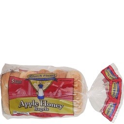 DUTCH FARMS BAGELS APPLE HONEY 5ct