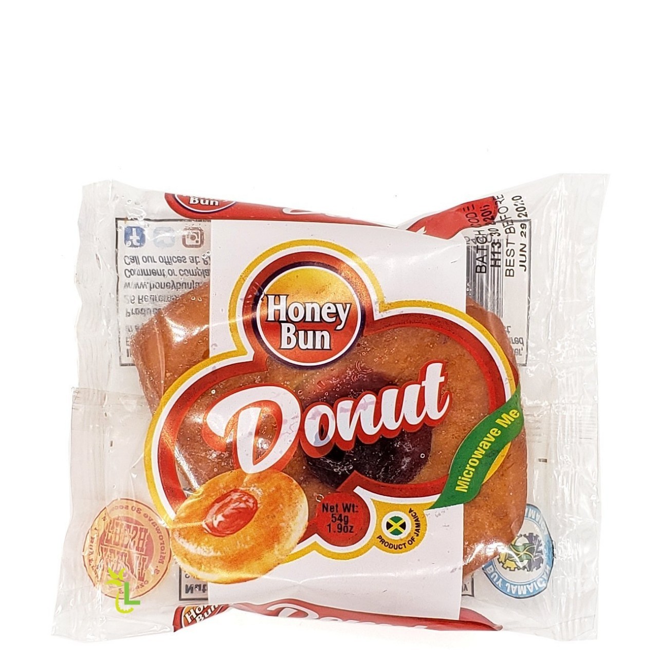 HONEY BUN JELLY DONUT 54g