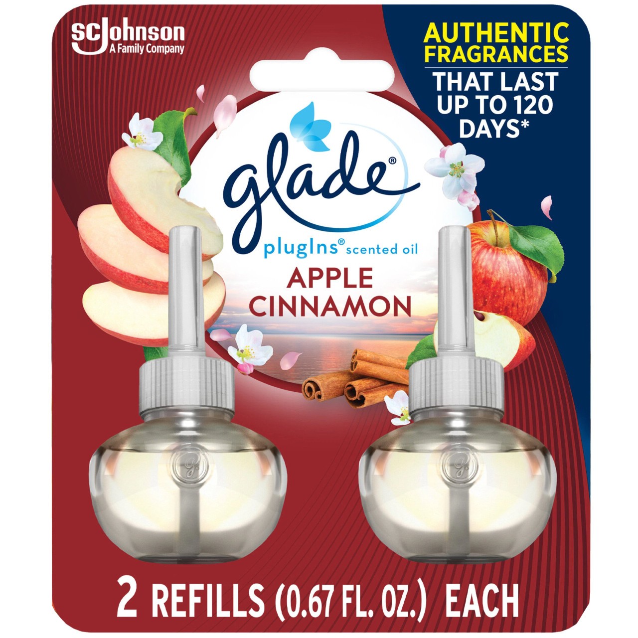GLADE PISO APPLE CINNAMON RF 2s