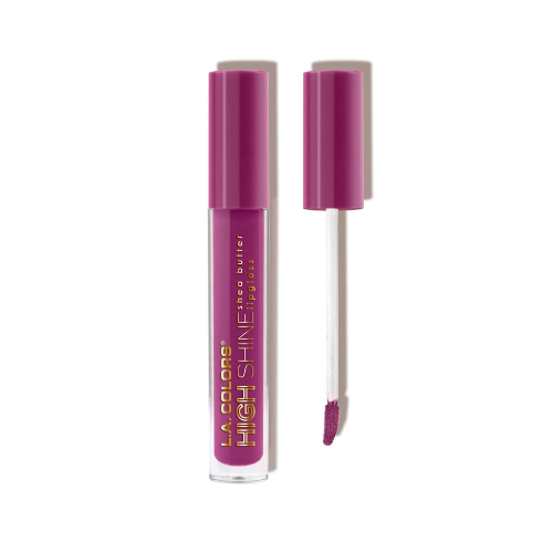L.A. Colors High Shine Shea Butter Lip Gloss, Luscious CLG944, 0.14oz
