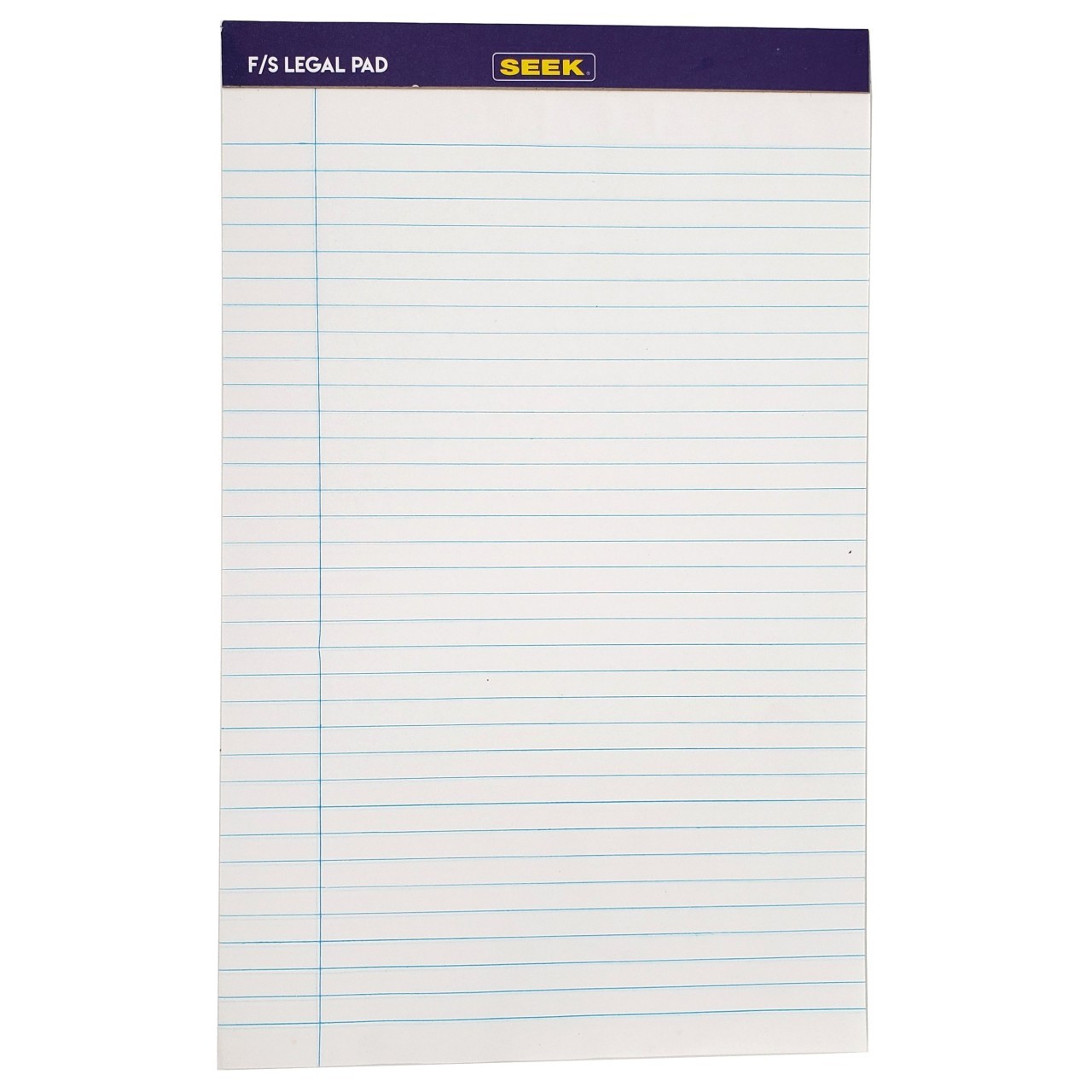 SEEK F/S LEGAL PAD WHITE 1ct