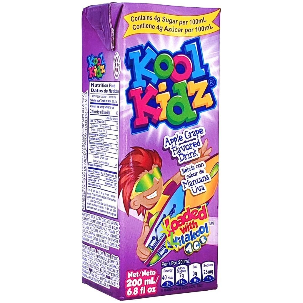 KOOL KIDZ APPLE GRAPE 200ml