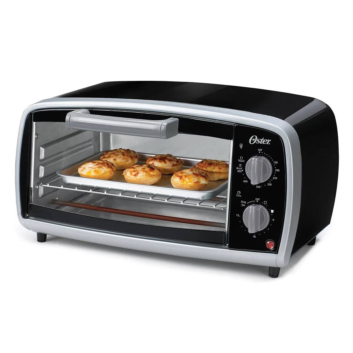 Oster 4-Slice Toaster Oven, Black