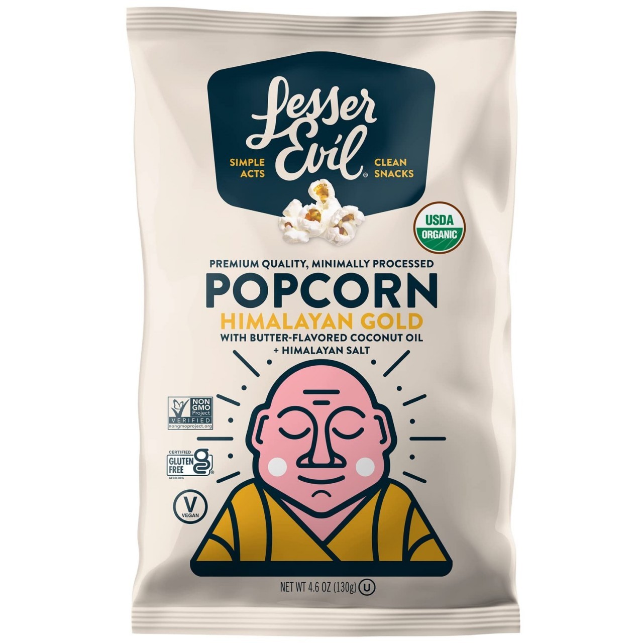 LESSER EVIL POPCORN HIMALAYA GOLD 4.6oz