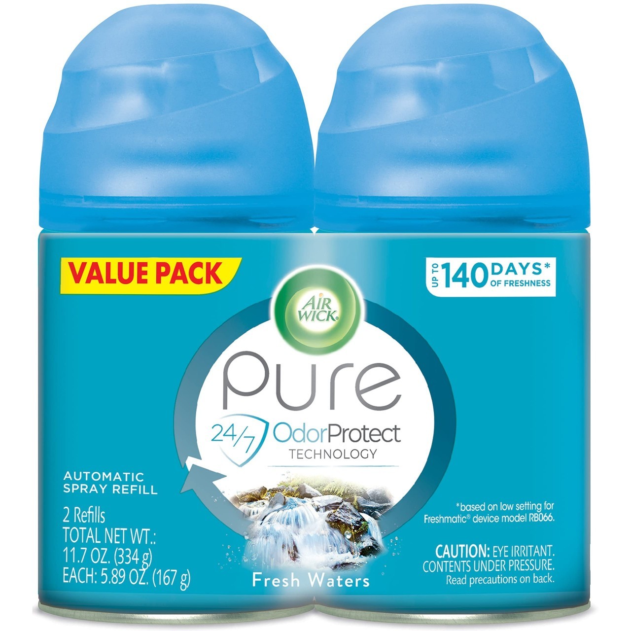 AIR WICK AUTO FRESH WATERS RF 2x5.89oz
