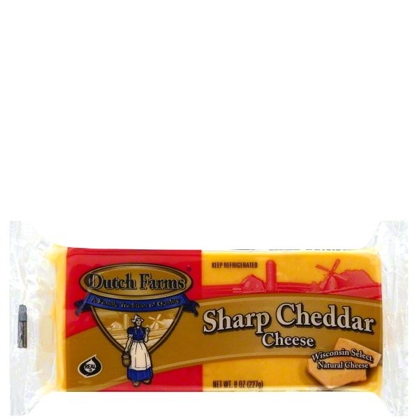 DUTCH FARMS CHEDDAR SHARP BAR 8oz