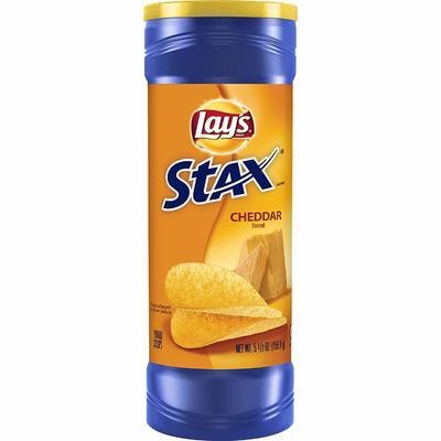 LAYS STAX CHEDDAR 5.5oz