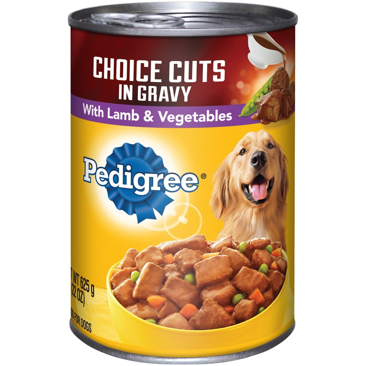 PEDIGREE CHOICE CUTS LAMB & VEG 625g