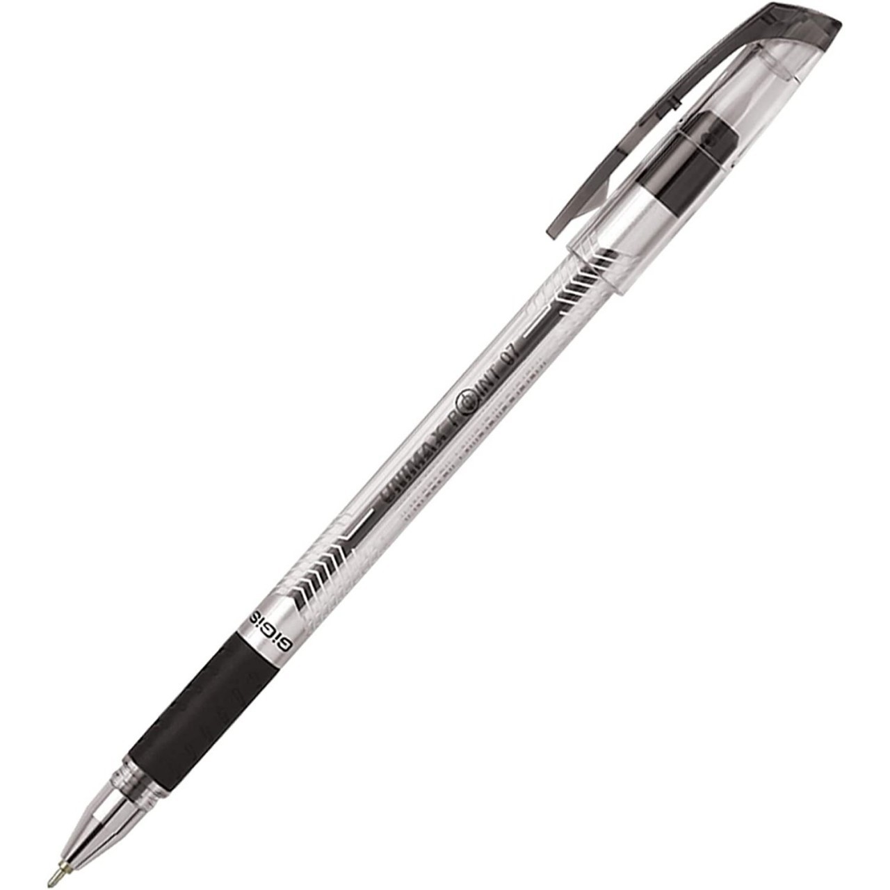 UNIMAX BALL POINT PEN BLACK 1ct