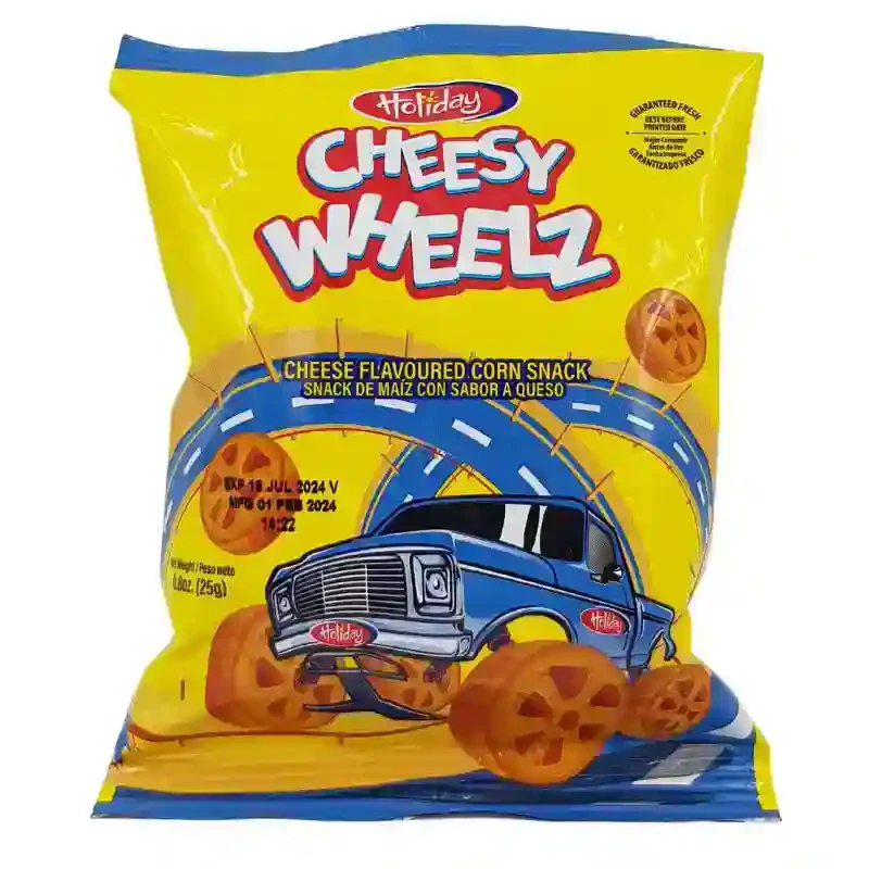 HOLIDAY CHEESY WHEELS 25g