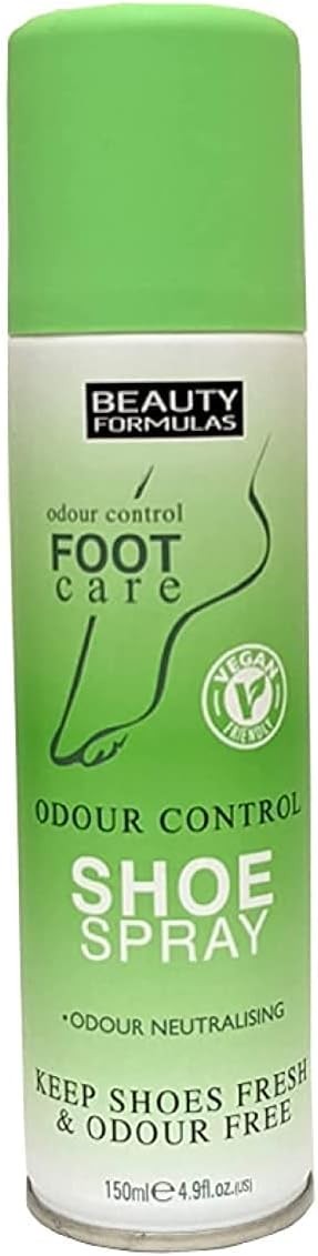 Beauty Formulas Odour Control Shoe Spray, 4.9oz