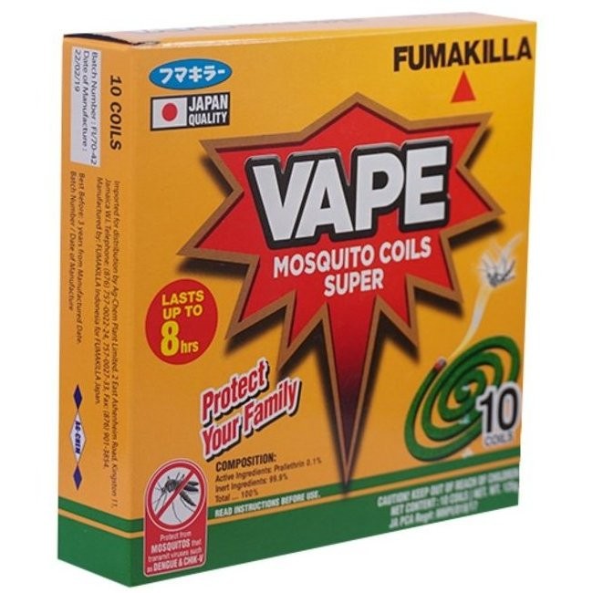 VAPE MOSQUITO COILS SUPER 6s