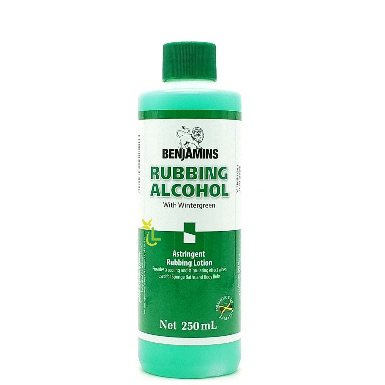 BENJAMINS RUBBING ALCOHOL WG 250ml