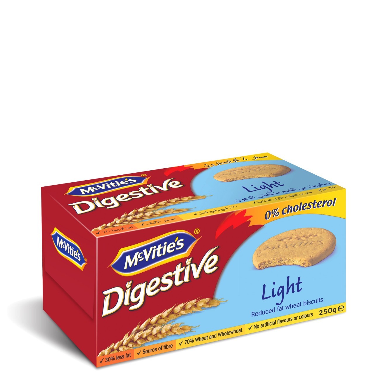 MCVITIES DIGESTIVE LIGHT 250g