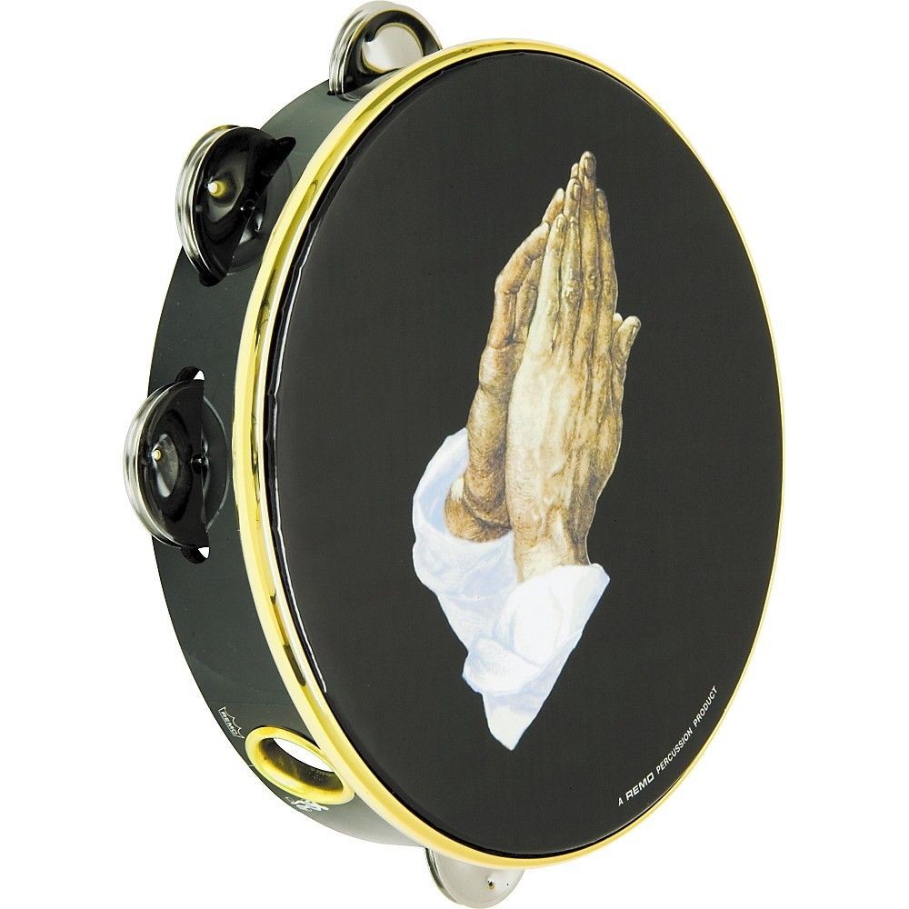 REMO SNGL JNGL 8" TAMB PRAYNG HAND