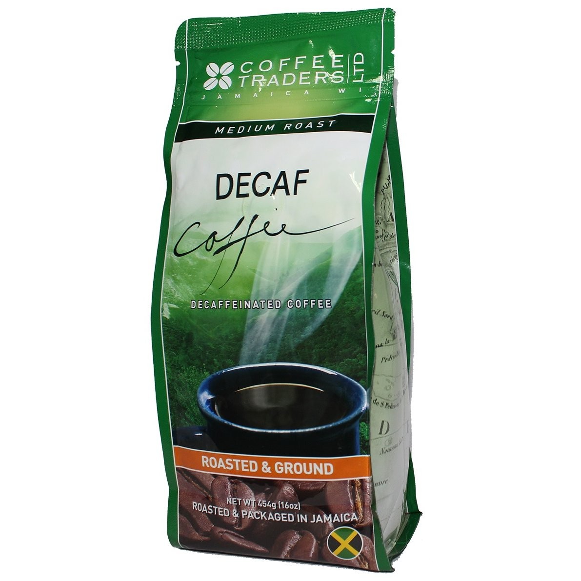 COFFEE TRADERS GROUND DECAF 16oz