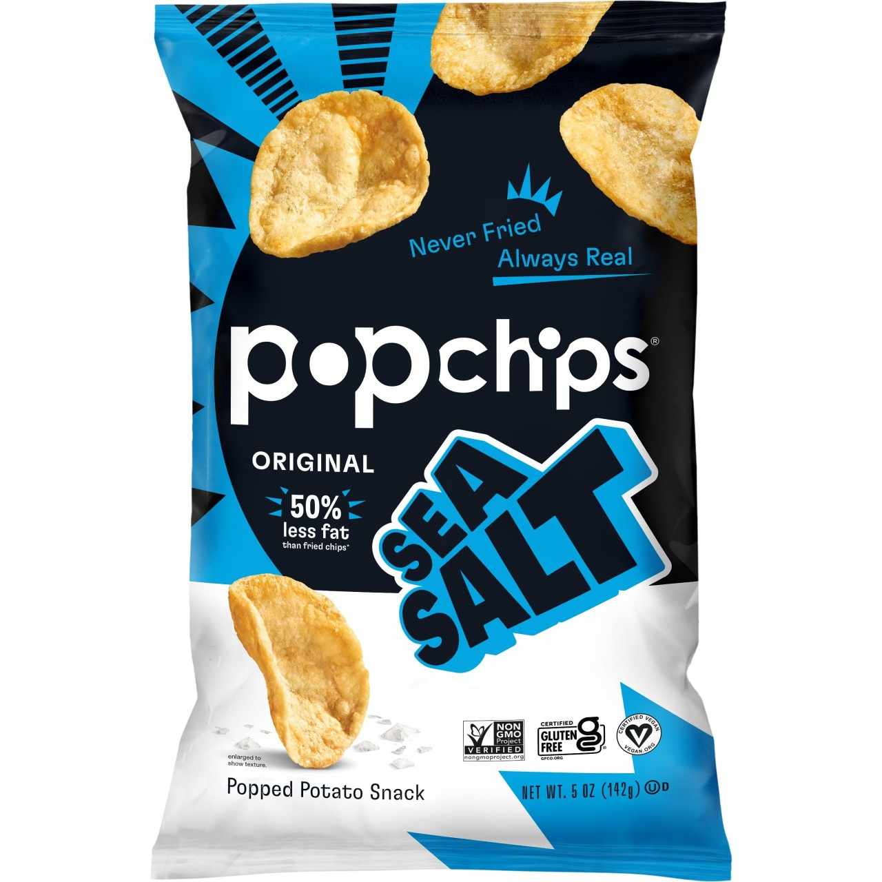 POPCHIPS SEA SALT 5oz