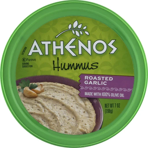 ATHENOS HUMMUS ROASTED GARLIC 198G