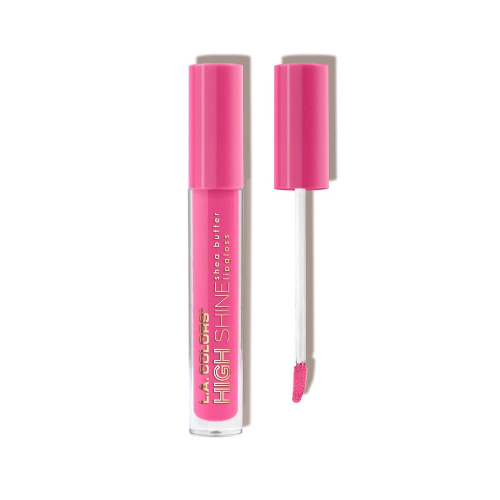 L.A. Colors High Shine Shea Butter Lip Gloss, Hyper CLG937, 0.14oz