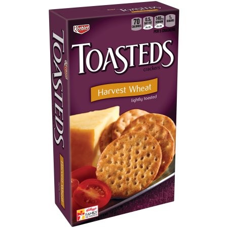 KEEBLER TOASTEDS WHEAT 226g