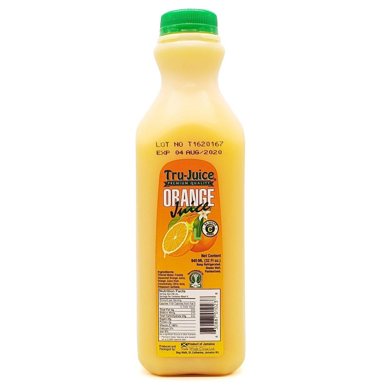 TRU-JUICE ORANGE NSA 945ml