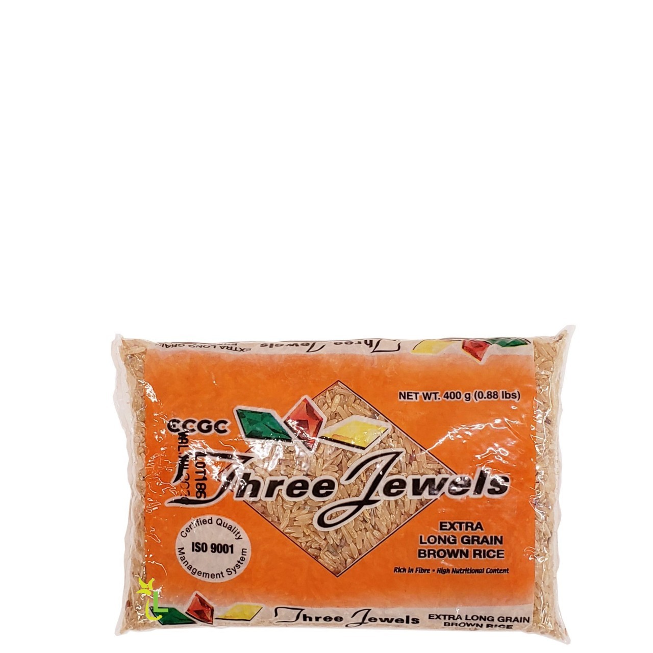 THREE JEWELS BROWN RICE 400g