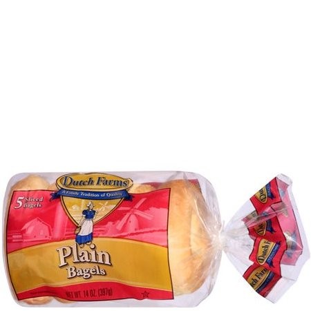 DUTCH FARMS BAGELS PLAIN 5ct