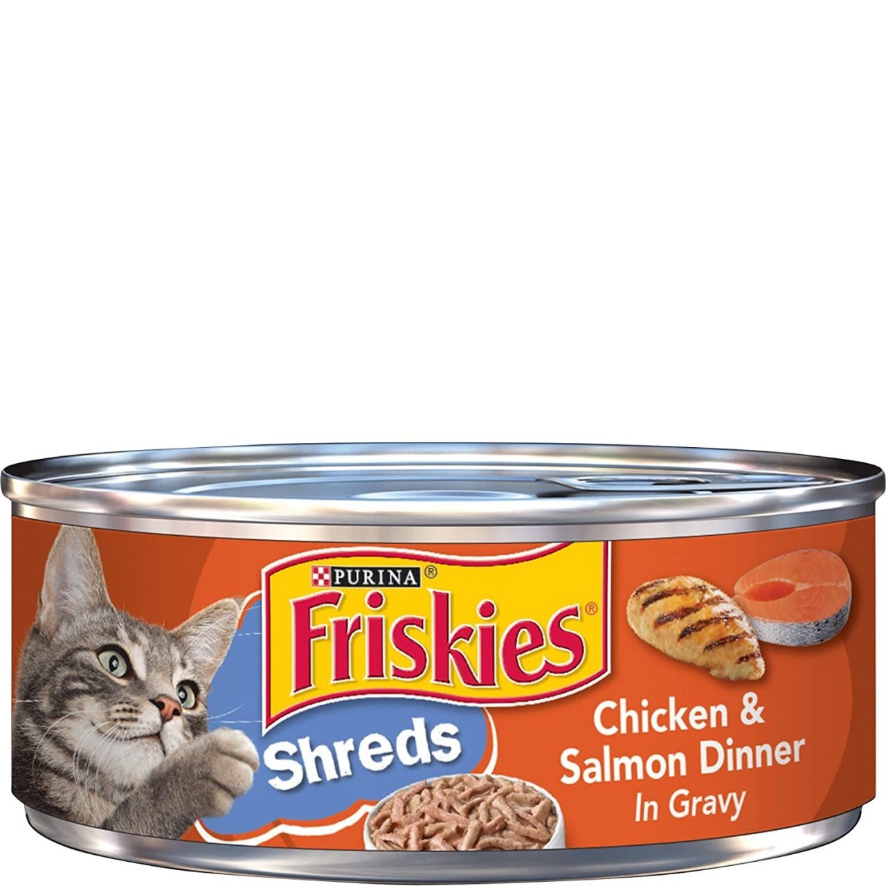 FRISKIES SHREDS CHICKEN SALMON 156g