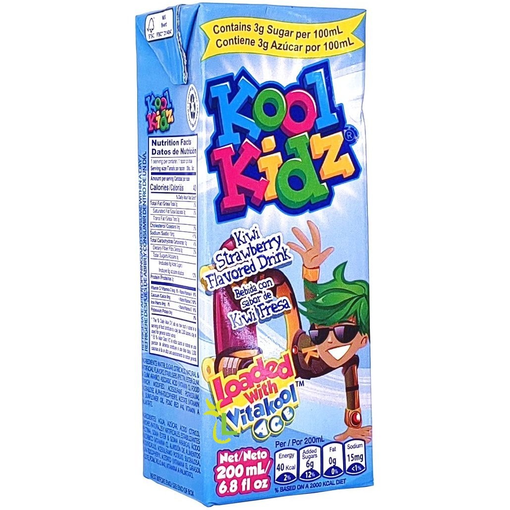 KOOL KIDZ STRAWBERRY KIWI 200ml