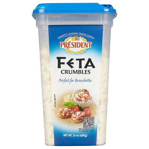 President Feta Crumbled 680 g / 24 oz